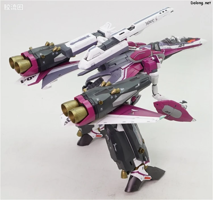 万代超时空要塞系列拼装模型 1比72 超级VF-31C 米拉洁机 - 图片