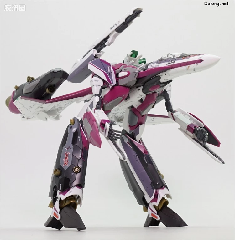 万代超时空要塞系列拼装模型 1比72 超级VF-31C 米拉洁机 - 图片