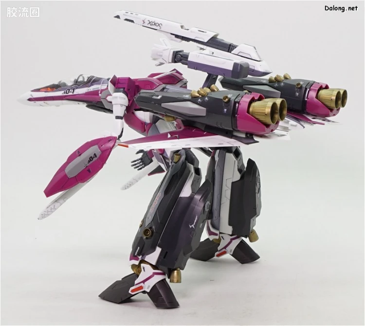 万代超时空要塞系列拼装模型 1比72 超级VF-31C 米拉洁机 - 图片