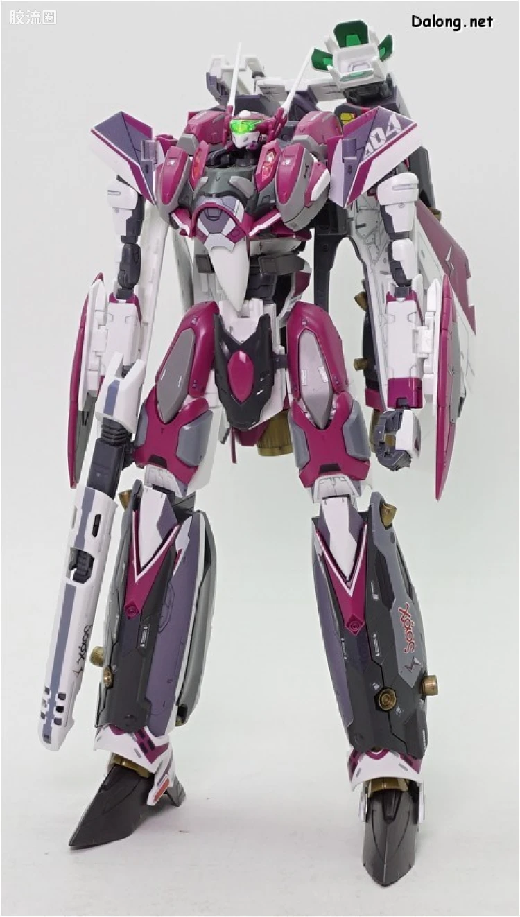 万代超时空要塞系列拼装模型 1比72 超级VF-31C 米拉洁机 - 图片