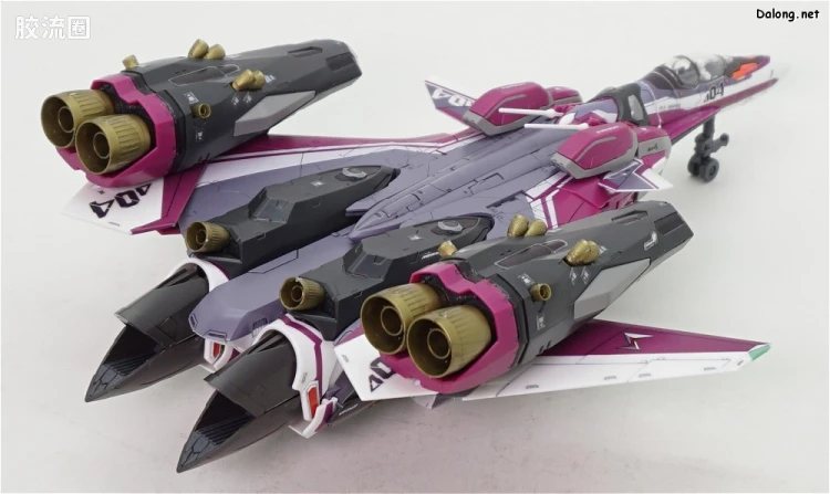 万代超时空要塞系列拼装模型 1比72 超级VF-31C 米拉洁机 - 图片