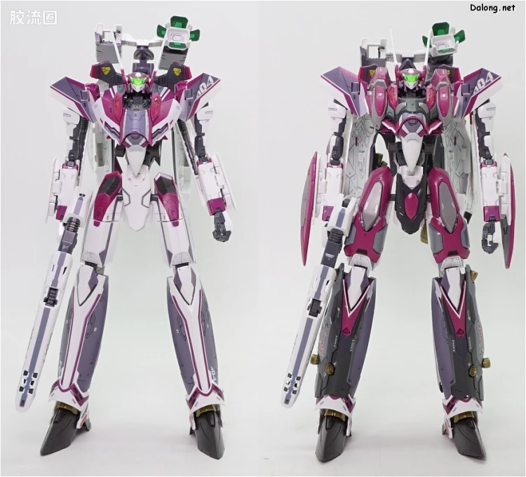 万代超时空要塞系列拼装模型 1比72 超级VF-31C 米拉洁机 - 图片