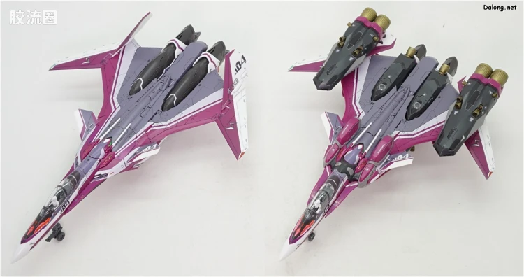 万代超时空要塞系列拼装模型 1比72 超级VF-31C 米拉洁机 - 图片