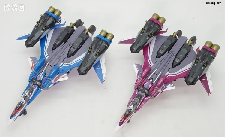 万代超时空要塞系列拼装模型 1比72 超级VF-31C 米拉洁机 - 图片