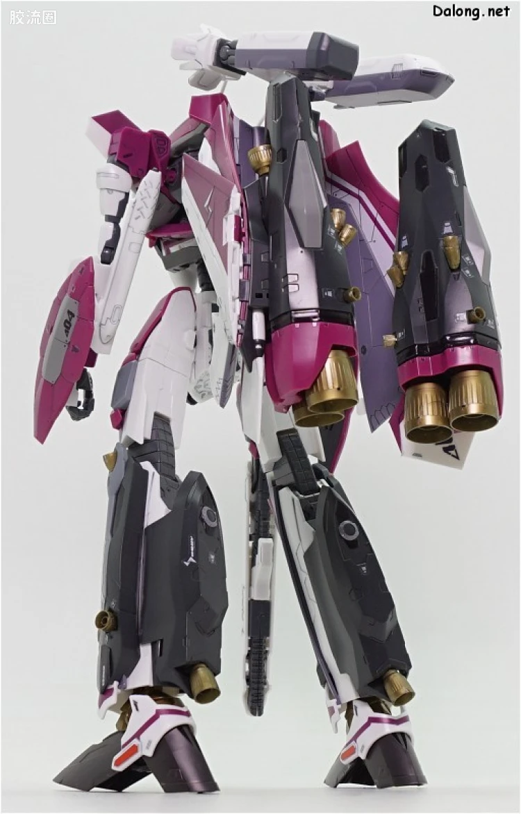 万代超时空要塞系列拼装模型 1比72 超级VF-31C 米拉洁机 - 图片