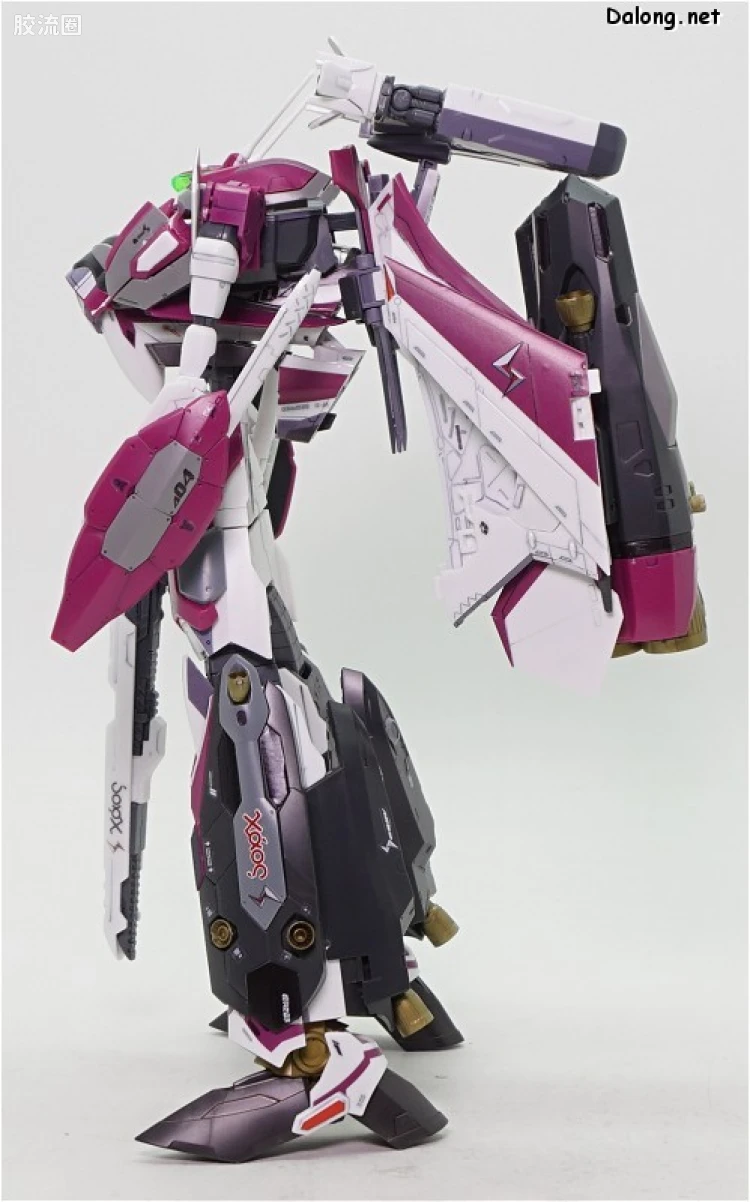 万代超时空要塞系列拼装模型 1比72 超级VF-31C 米拉洁机 - 图片