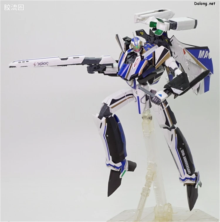 万代超时空要塞系列拼装模型 1比72 VF-31J 35周年涂装版 - 图片