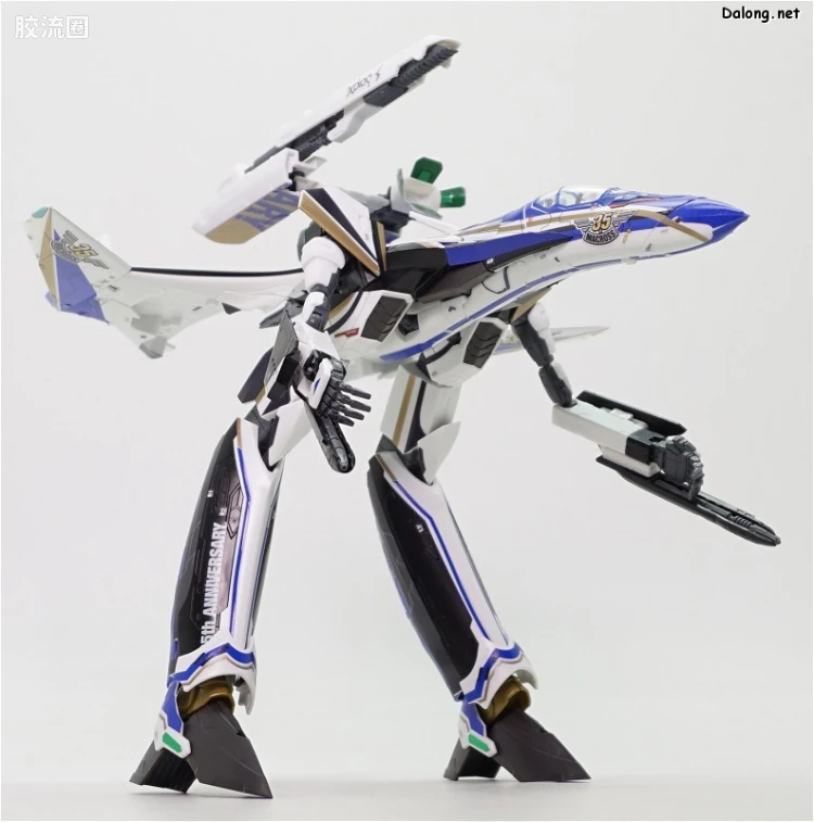 万代超时空要塞系列拼装模型 1比72 VF-31J 35周年涂装版 - 图片