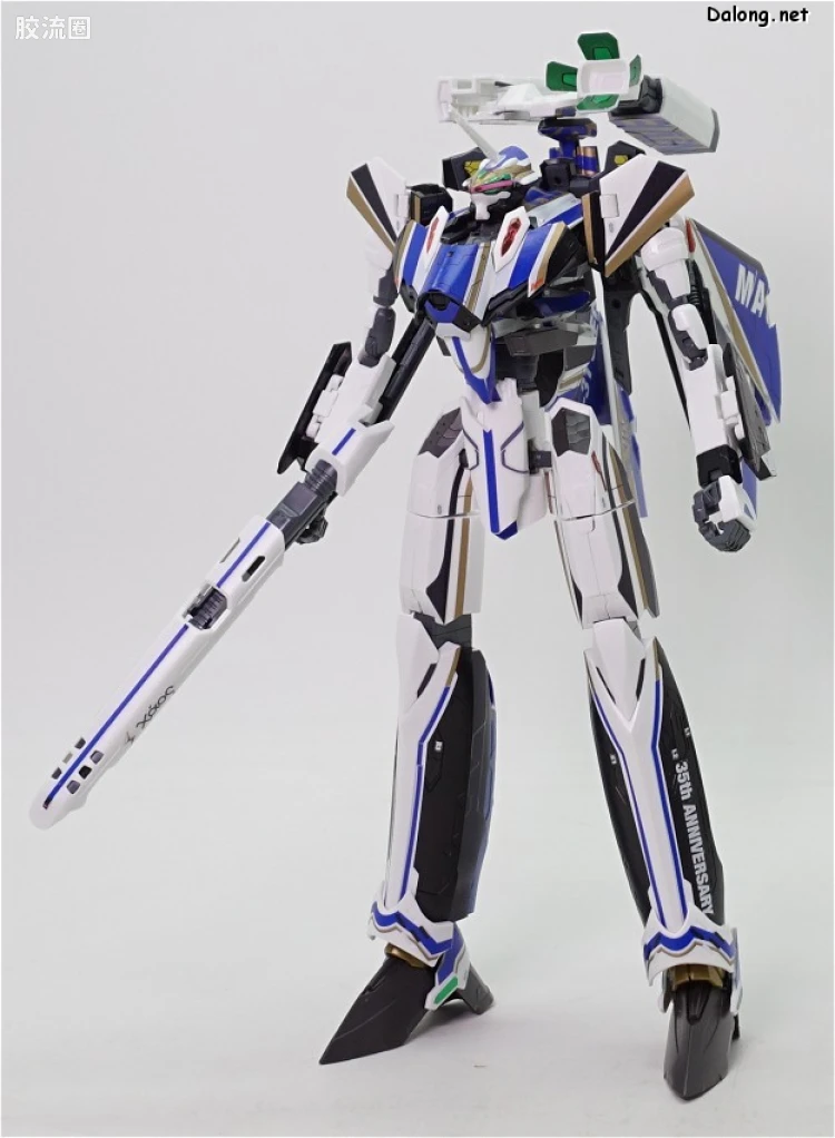 万代超时空要塞系列拼装模型 1比72 VF-31J 35周年涂装版 - 图片