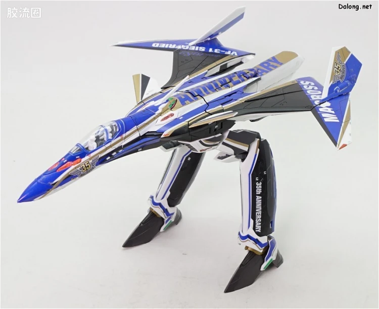 万代超时空要塞系列拼装模型 1比72 VF-31J 35周年涂装版 - 图片