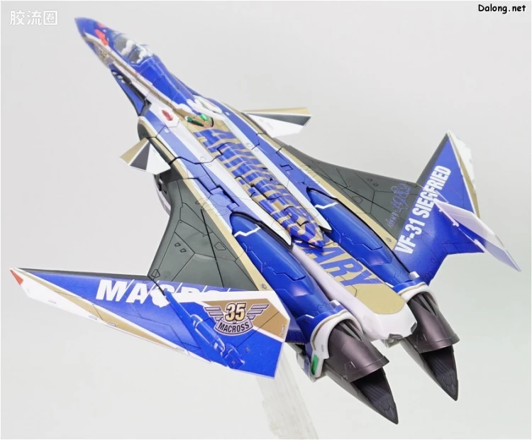万代超时空要塞系列拼装模型 1比72 VF-31J 35周年涂装版 - 图片