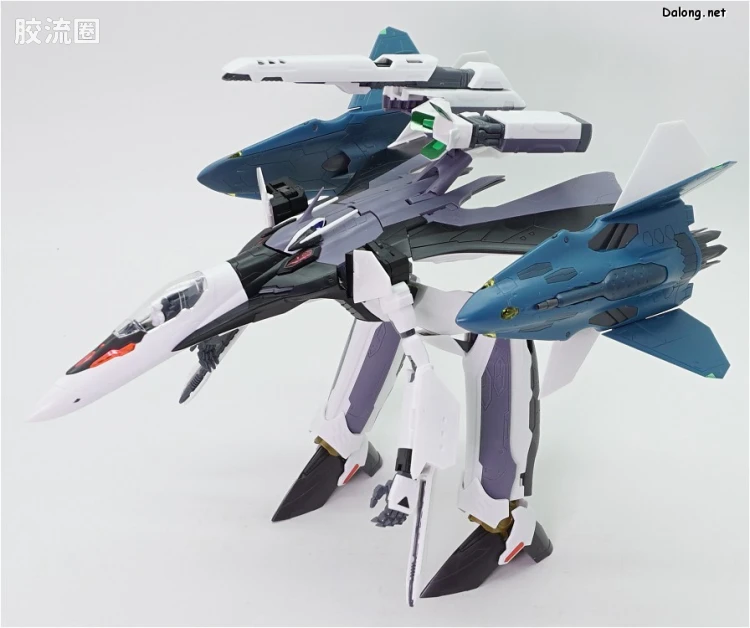 万代超时空要塞系列拼装模型 1比72 VF-31F 齐格飞/Lil Draken装备(疾风·因梅尔曼机) - 图片