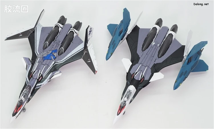 万代超时空要塞系列拼装模型 1比72 VF-31F 齐格飞/Lil Draken装备(疾风·因梅尔曼机) - 图片