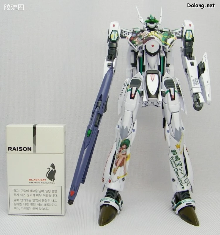 万代超时空要塞系列拼装模型 限定版 VF-25F Messiah Valkyrie Alto Custom 兰花痛机 - 图片