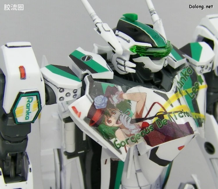 万代超时空要塞系列拼装模型 限定版 VF-25F Messiah Valkyrie Alto Custom 兰花痛机 - 图片