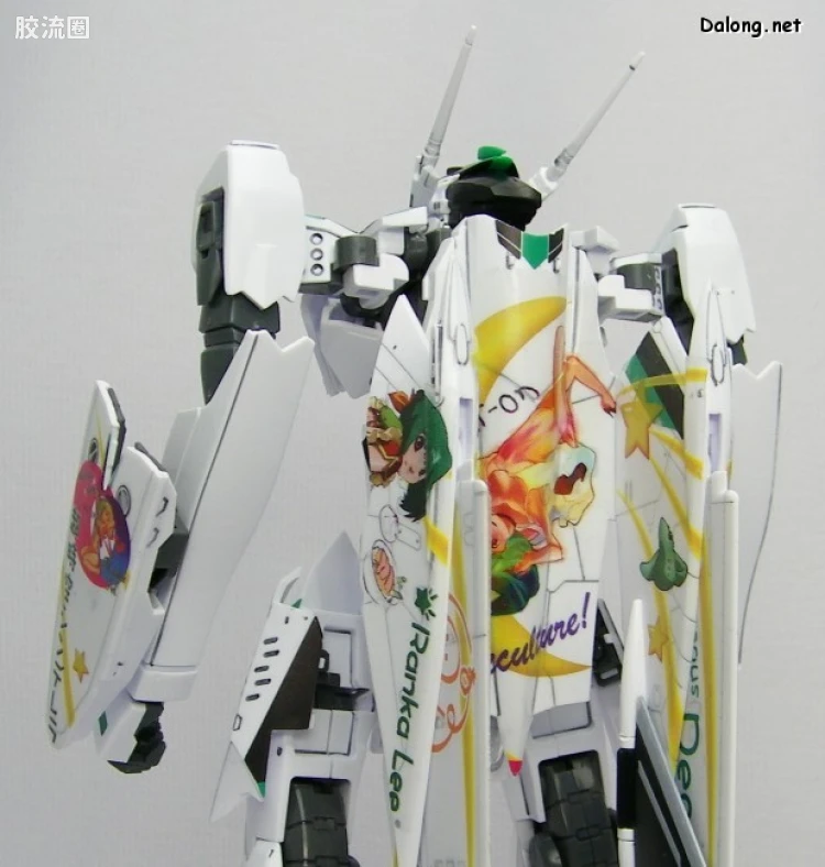 万代超时空要塞系列拼装模型 限定版 VF-25F Messiah Valkyrie Alto Custom 兰花痛机 - 图片