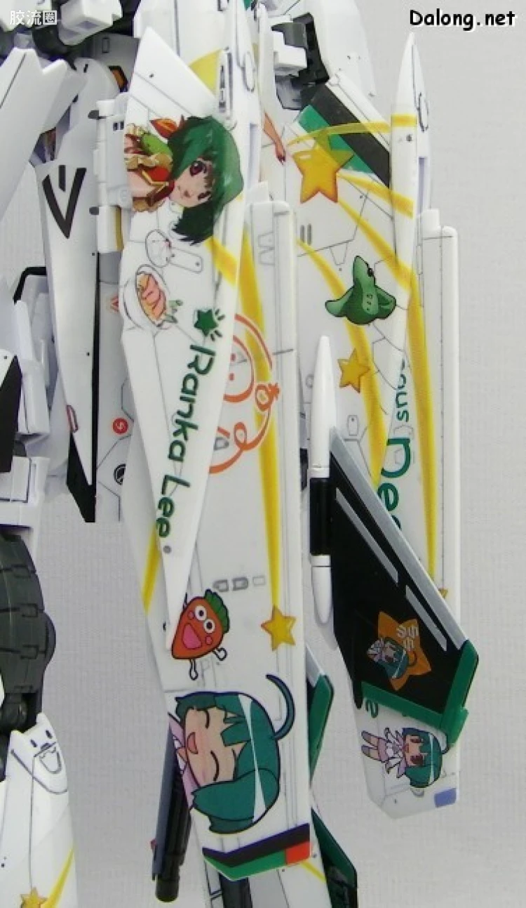万代超时空要塞系列拼装模型 限定版 VF-25F Messiah Valkyrie Alto Custom 兰花痛机 - 图片
