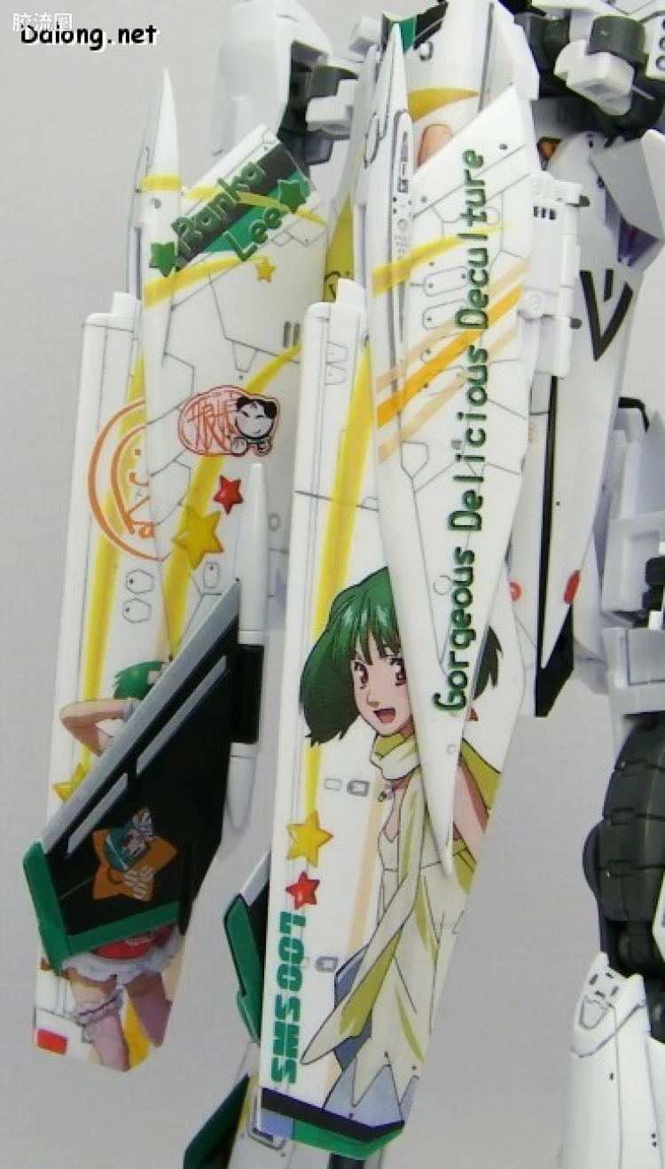 万代超时空要塞系列拼装模型 限定版 VF-25F Messiah Valkyrie Alto Custom 兰花痛机 - 图片