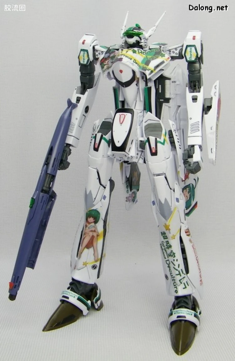万代超时空要塞系列拼装模型 限定版 VF-25F Messiah Valkyrie Alto Custom 兰花痛机 - 图片