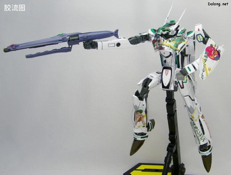 万代超时空要塞系列拼装模型 限定版 VF-25F Messiah Valkyrie Alto Custom 兰花痛机 - 图片
