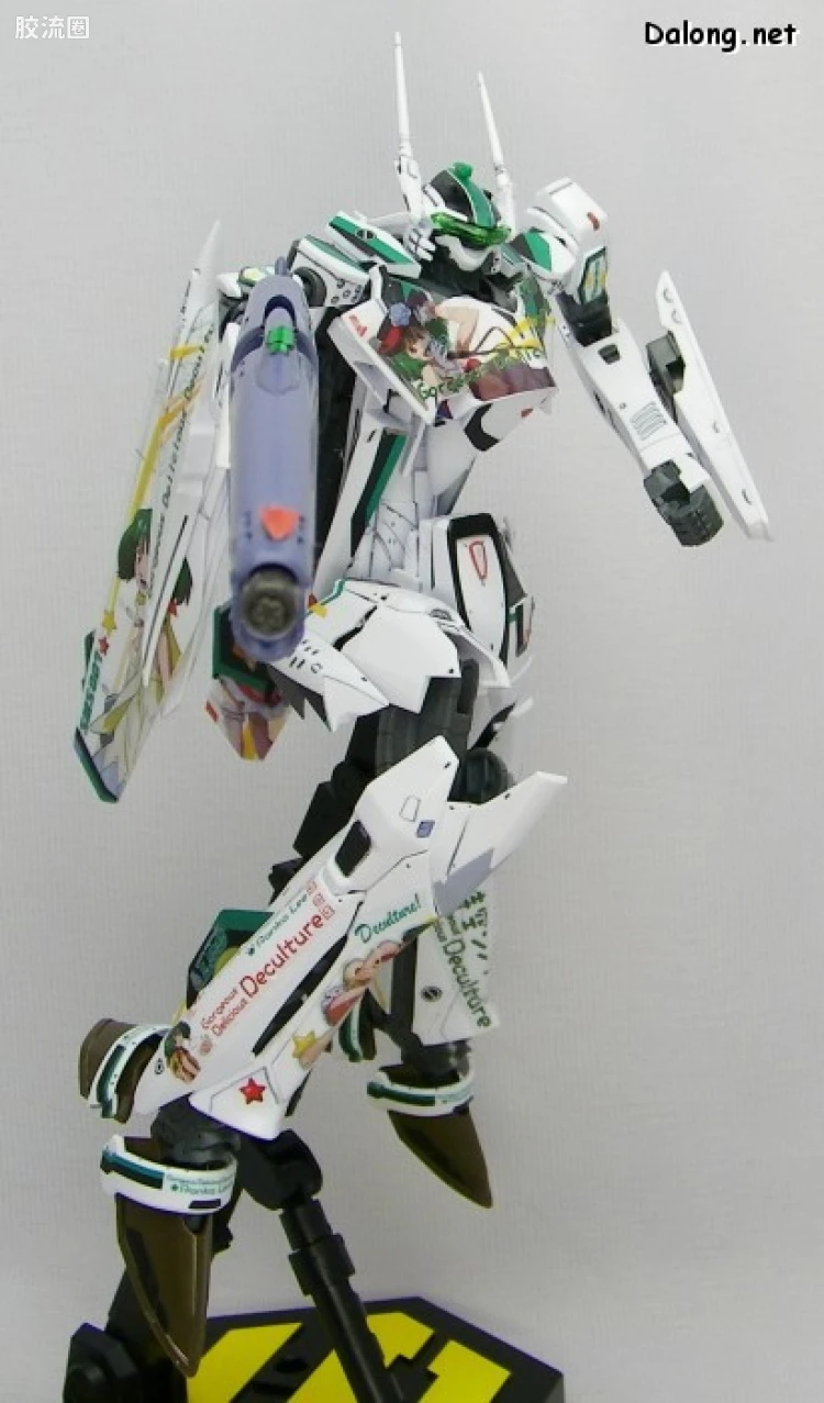 万代超时空要塞系列拼装模型 限定版 VF-25F Messiah Valkyrie Alto Custom 兰花痛机 - 图片