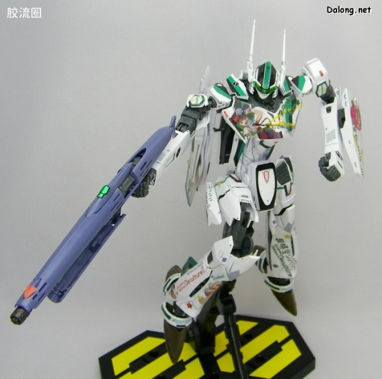 万代超时空要塞系列拼装模型 限定版 VF-25F Messiah Valkyrie Alto Custom 兰花痛机 - 图片