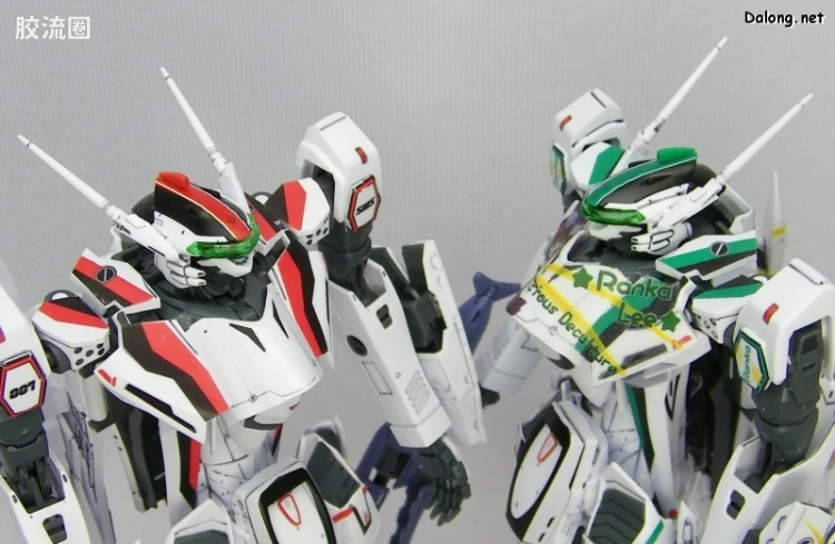 万代超时空要塞系列拼装模型 限定版 VF-25F Messiah Valkyrie Alto Custom 兰花痛机 - 图片