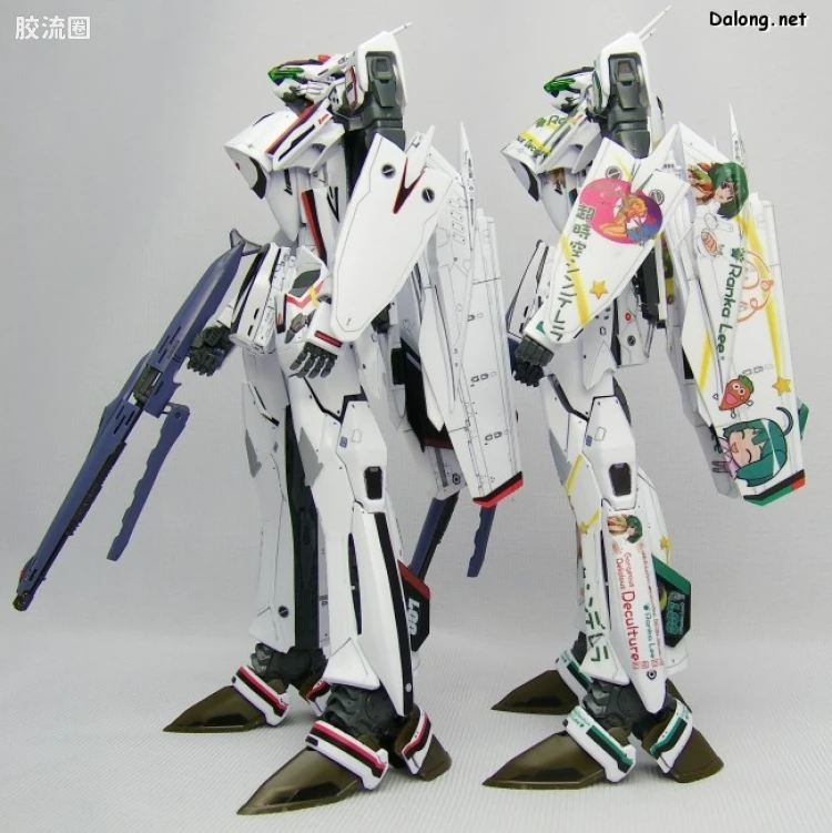 万代超时空要塞系列拼装模型 限定版 VF-25F Messiah Valkyrie Alto Custom 兰花痛机 - 图片