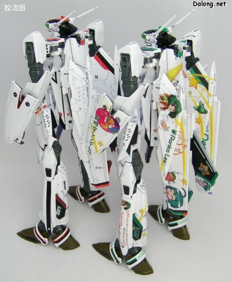 万代超时空要塞系列拼装模型 限定版 VF-25F Messiah Valkyrie Alto Custom 兰花痛机 - 图片