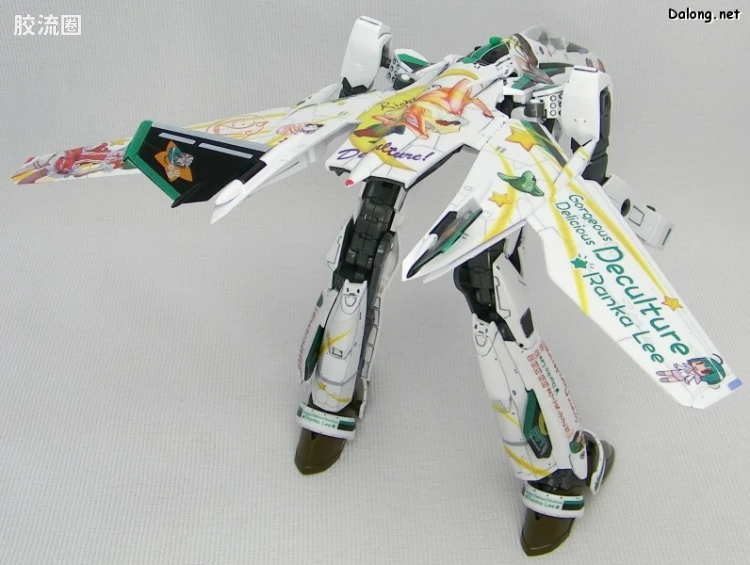 万代超时空要塞系列拼装模型 限定版 VF-25F Messiah Valkyrie Alto Custom 兰花痛机 - 图片
