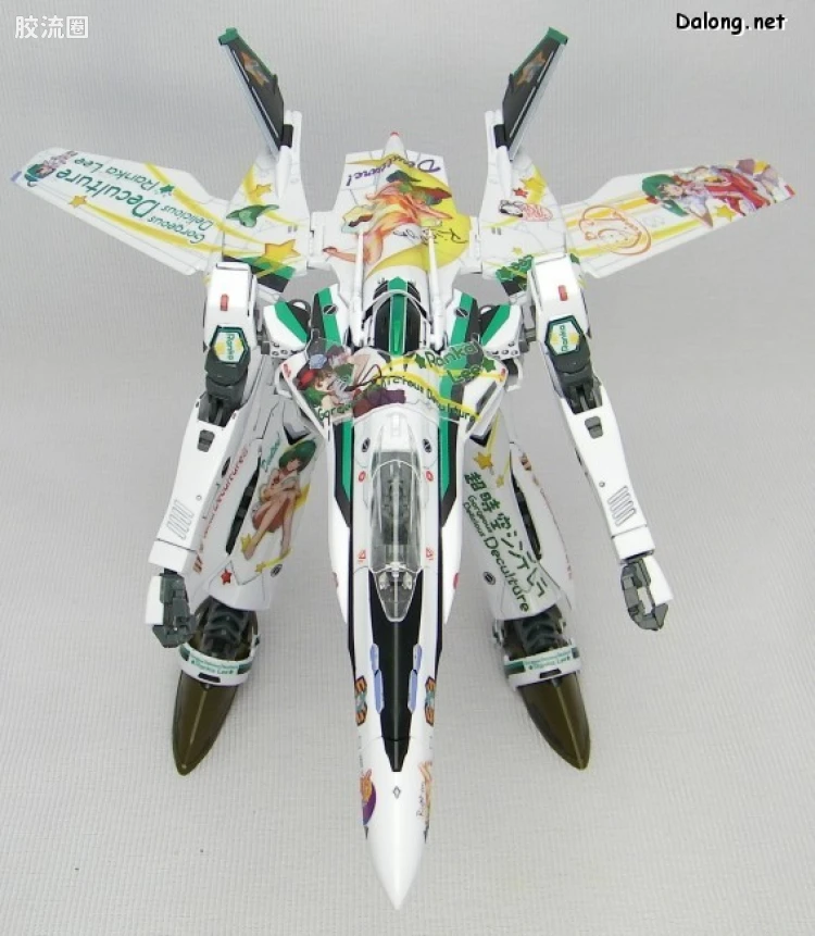 万代超时空要塞系列拼装模型 限定版 VF-25F Messiah Valkyrie Alto Custom 兰花痛机 - 图片