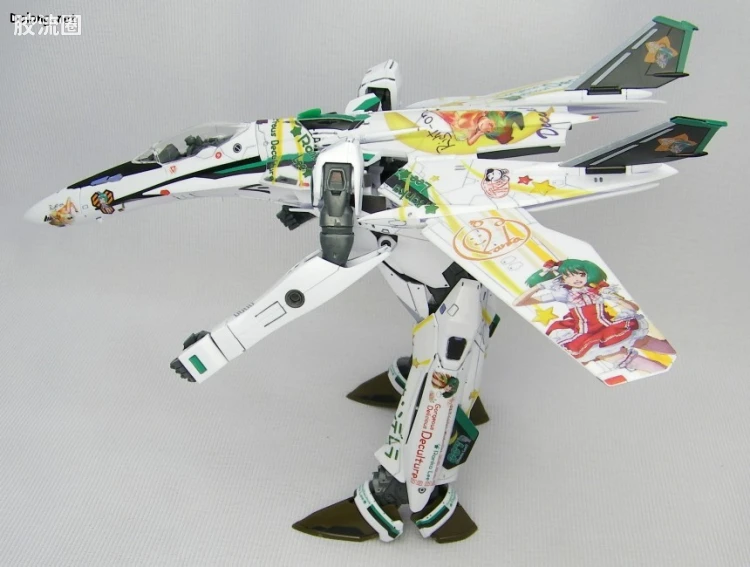 万代超时空要塞系列拼装模型 限定版 VF-25F Messiah Valkyrie Alto Custom 兰花痛机 - 图片