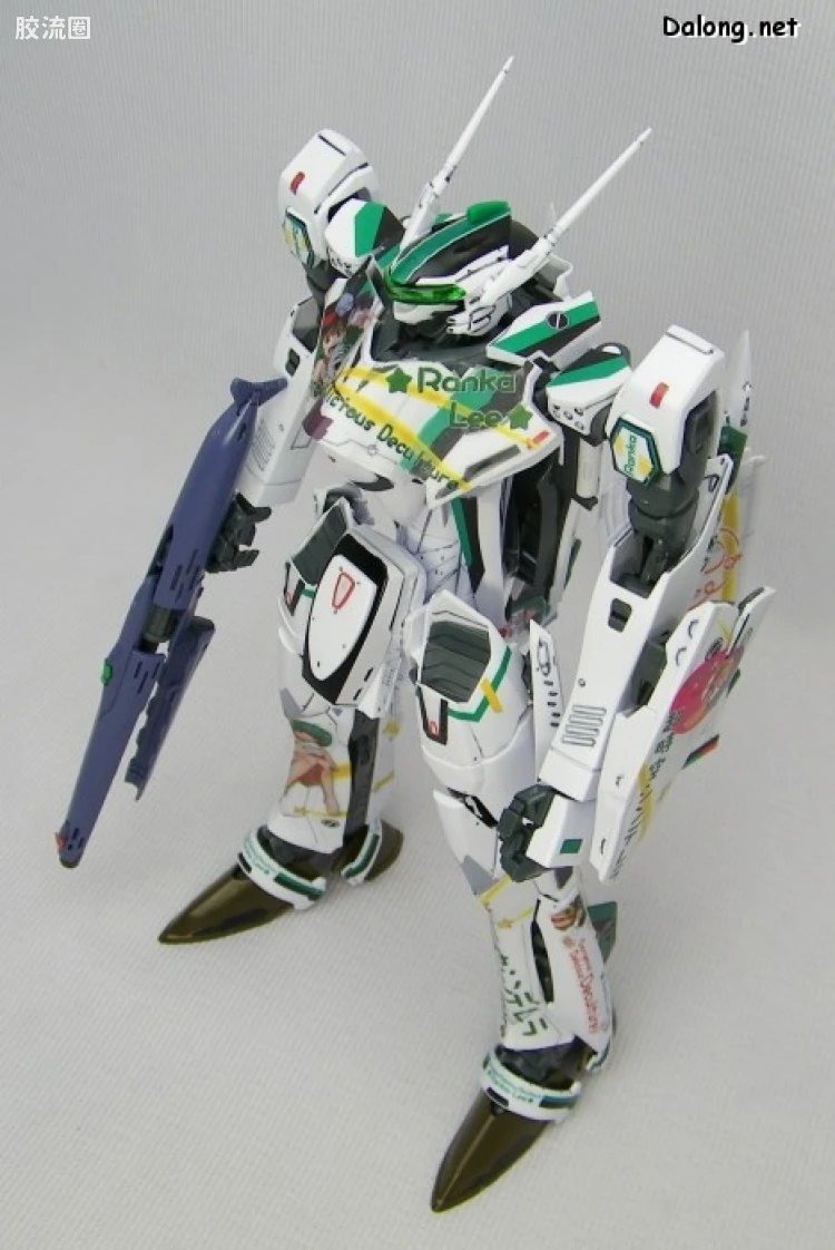 万代超时空要塞系列拼装模型 限定版 VF-25F Messiah Valkyrie Alto Custom 兰花痛机 - 图片