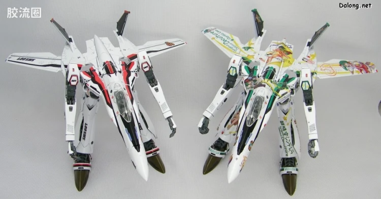万代超时空要塞系列拼装模型 限定版 VF-25F Messiah Valkyrie Alto Custom 兰花痛机 - 图片