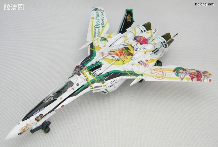 万代超时空要塞系列拼装模型 限定版 VF-25F Messiah Valkyrie Alto Custom 兰花痛机 - 图片