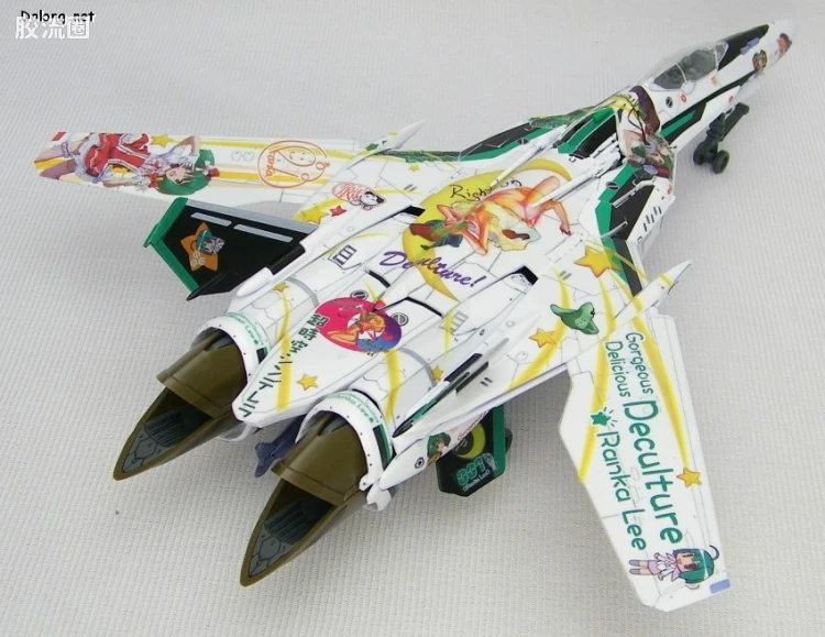 万代超时空要塞系列拼装模型 限定版 VF-25F Messiah Valkyrie Alto Custom 兰花痛机 - 图片