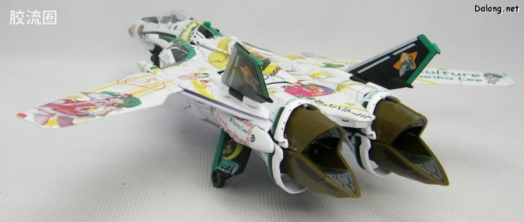 万代超时空要塞系列拼装模型 限定版 VF-25F Messiah Valkyrie Alto Custom 兰花痛机 - 图片