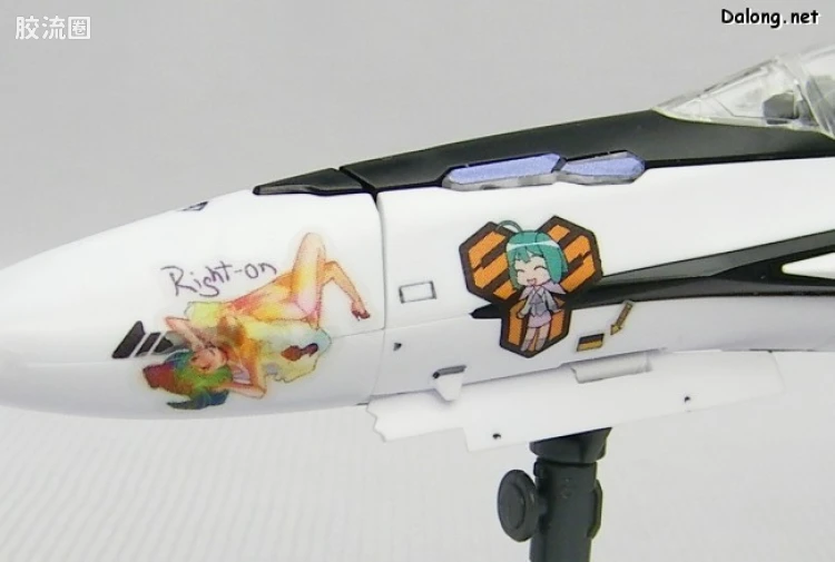 万代超时空要塞系列拼装模型 限定版 VF-25F Messiah Valkyrie Alto Custom 兰花痛机 - 图片