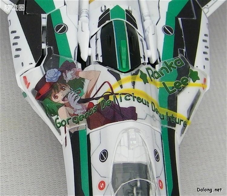 万代超时空要塞系列拼装模型 限定版 VF-25F Messiah Valkyrie Alto Custom 兰花痛机 - 图片