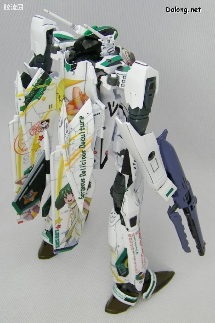 万代超时空要塞系列拼装模型 限定版 VF-25F Messiah Valkyrie Alto Custom 兰花痛机 - 图片