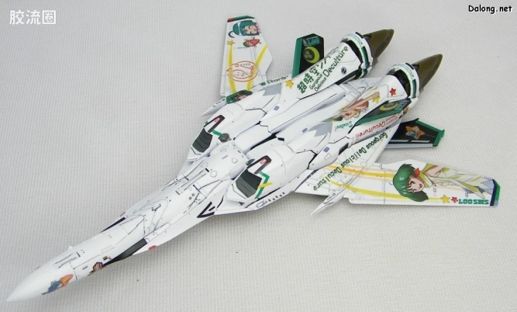 万代超时空要塞系列拼装模型 限定版 VF-25F Messiah Valkyrie Alto Custom 兰花痛机 - 图片