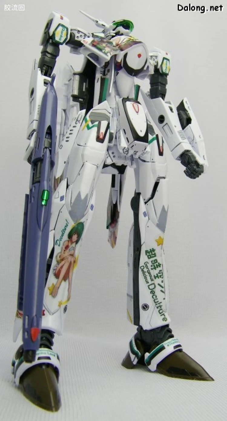 万代超时空要塞系列拼装模型 限定版 VF-25F Messiah Valkyrie Alto Custom 兰花痛机 - 图片