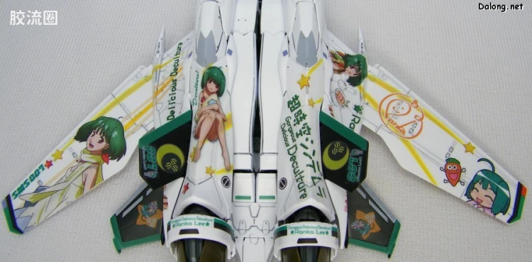 万代超时空要塞系列拼装模型 限定版 VF-25F Messiah Valkyrie Alto Custom 兰花痛机 - 图片