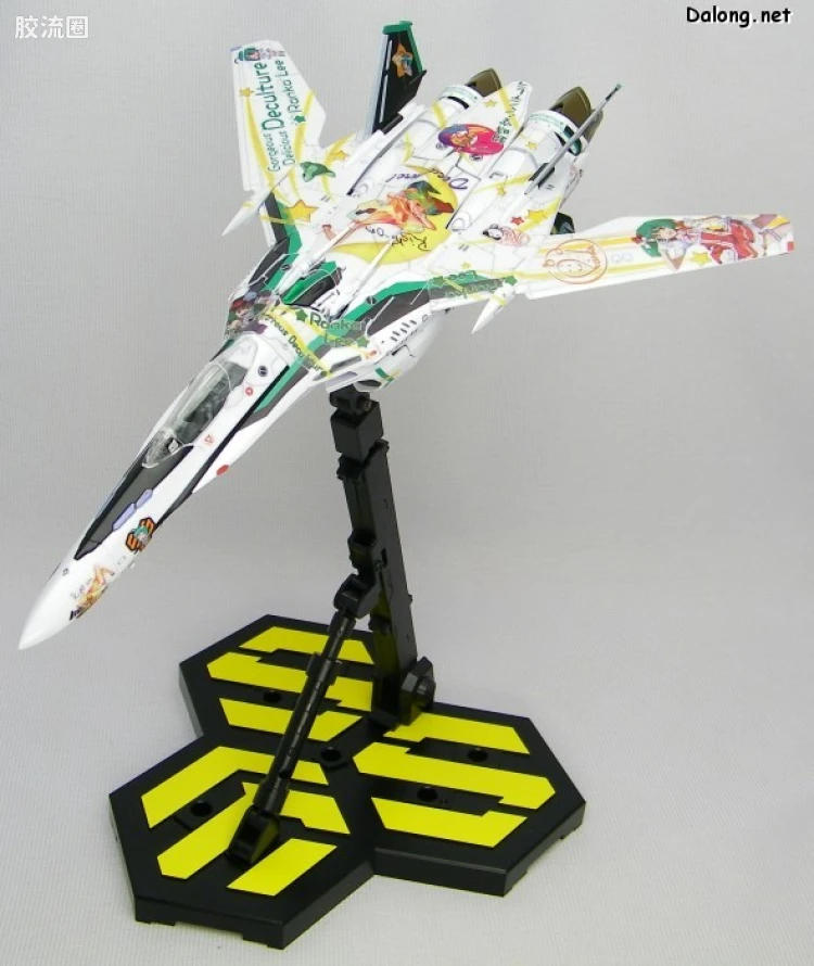 万代超时空要塞系列拼装模型 限定版 VF-25F Messiah Valkyrie Alto Custom 兰花痛机 - 图片