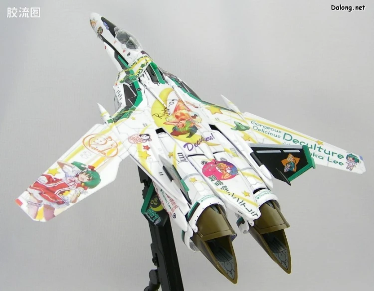 万代超时空要塞系列拼装模型 限定版 VF-25F Messiah Valkyrie Alto Custom 兰花痛机 - 图片