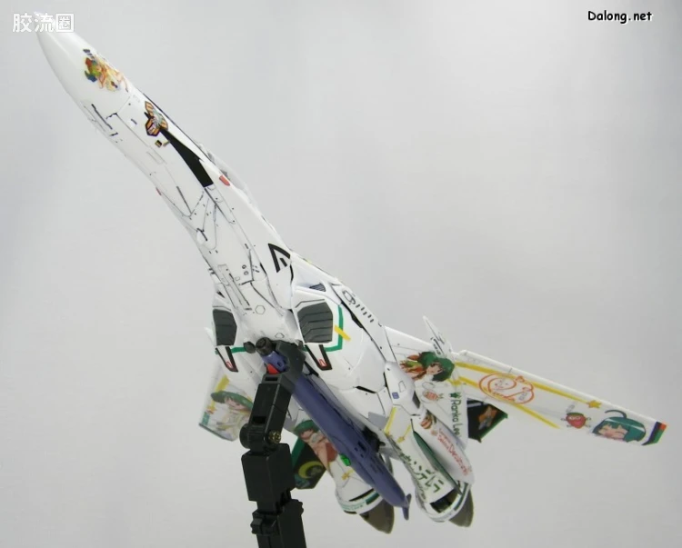 万代超时空要塞系列拼装模型 限定版 VF-25F Messiah Valkyrie Alto Custom 兰花痛机 - 图片