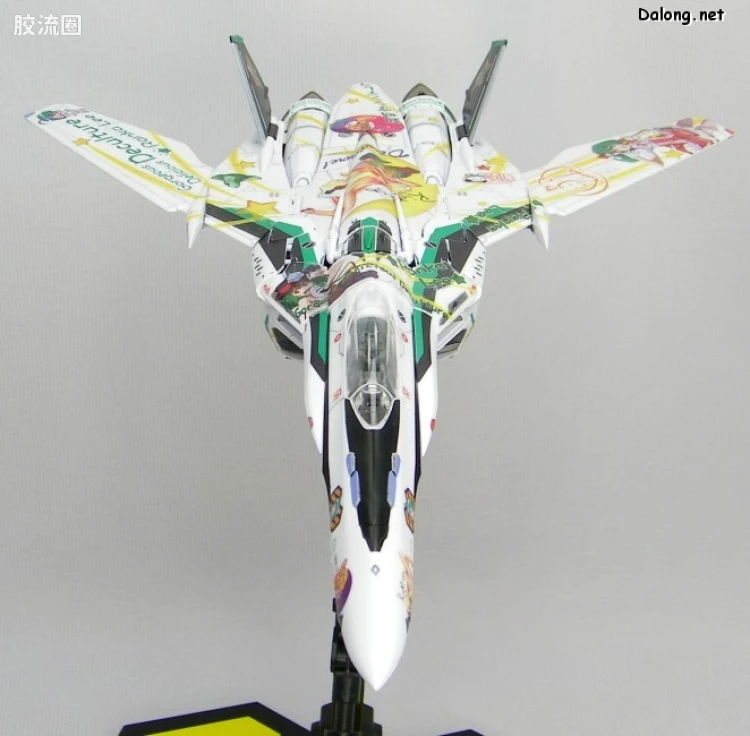 万代超时空要塞系列拼装模型 限定版 VF-25F Messiah Valkyrie Alto Custom 兰花痛机 - 图片