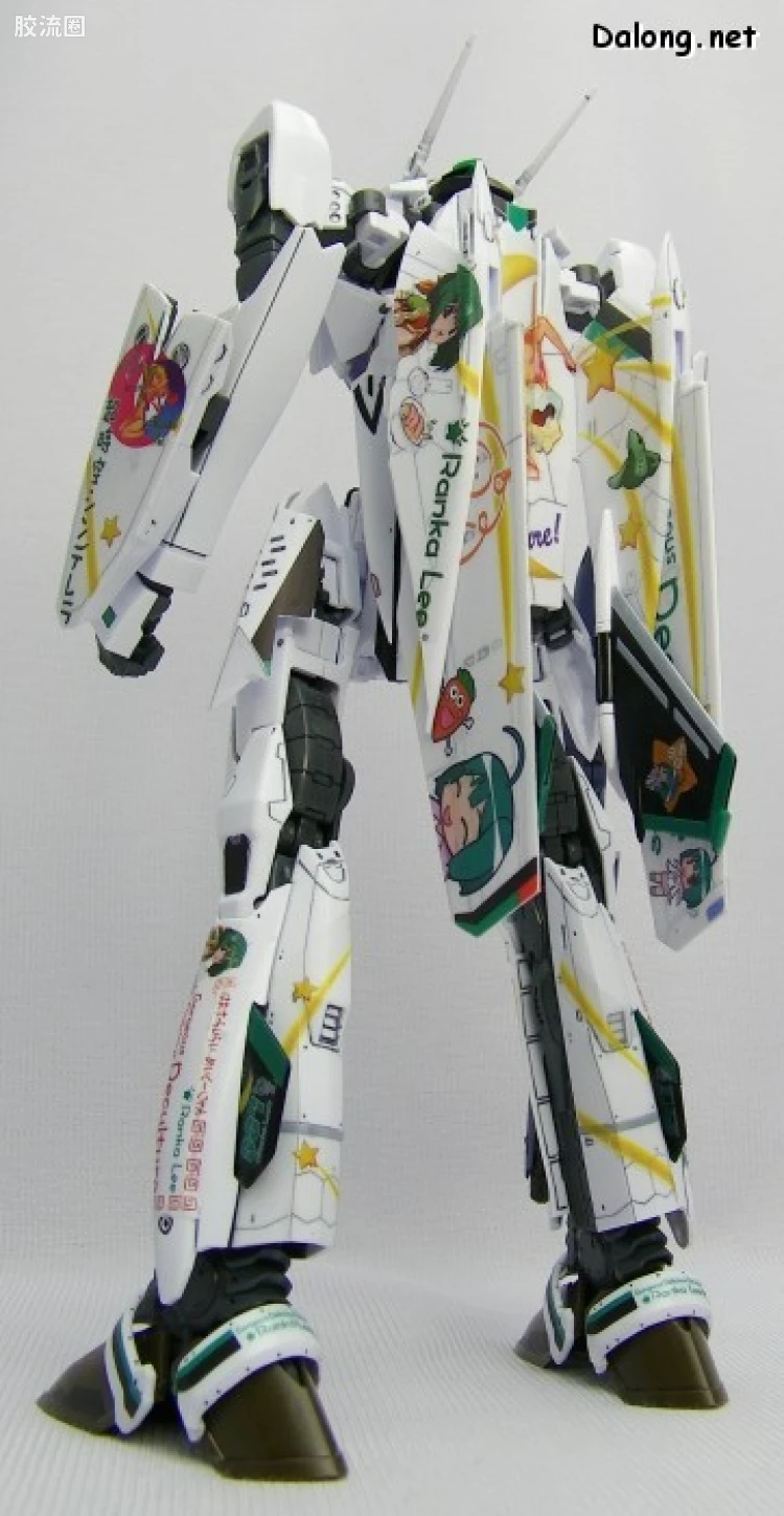 万代超时空要塞系列拼装模型 限定版 VF-25F Messiah Valkyrie Alto Custom 兰花痛机 - 图片