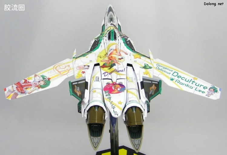 万代超时空要塞系列拼装模型 限定版 VF-25F Messiah Valkyrie Alto Custom 兰花痛机 - 图片