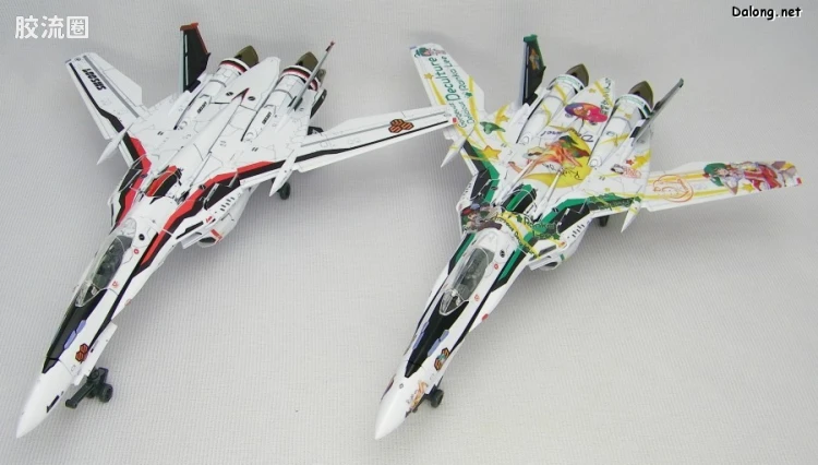 万代超时空要塞系列拼装模型 限定版 VF-25F Messiah Valkyrie Alto Custom 兰花痛机 - 图片